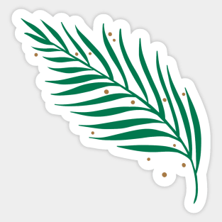 Palm leaf Sticker